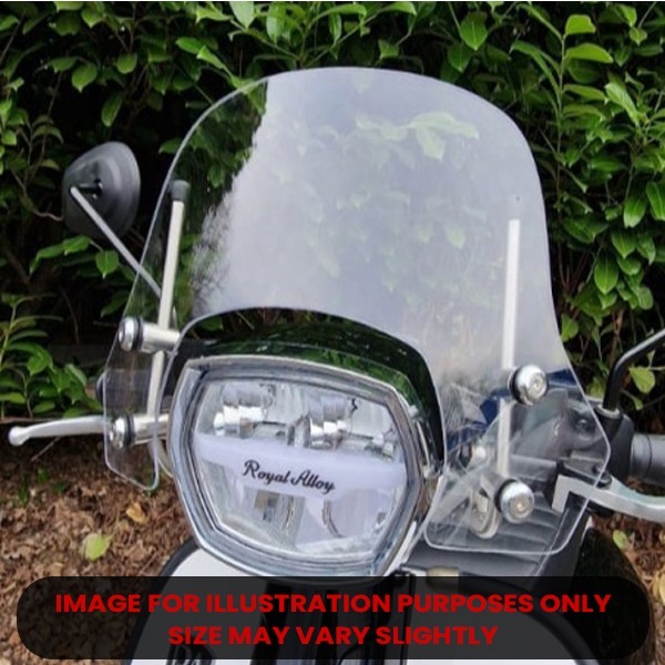 Royal Alloy Royal Alloy Trapezium Headlight Small Clear Screen